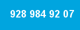 928 984 92 07 928 984 92 07